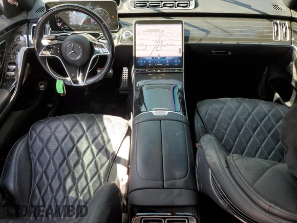 2022 Mercedes-Benz S 580 с VIN W1K6G7GB4NA106528, выставлен на аукционе Copart как лот 52556115 с пробегом 39 827 миль миль и Списание • Salvage title. История ставок и продаж доступна на DreamBid. Изображение 8.