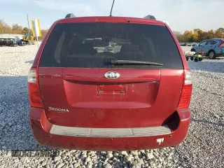 2010 Kia Sedona LX with VIN KNDMG4C36A6345249, listed as a Copart auction lot 77426774 with 145,361 mi miles and Salvage Title. Bid and sale history available at carsss.com. Image 6.