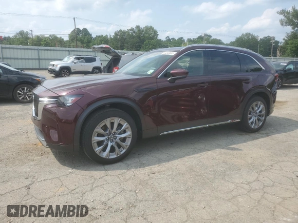 2024 Mazda CX-90 Premium Plus with VIN JM3KKEHD6R1100528, listed as a Copart auction lot 59293835 with 29,241 mi miles and Salvage title. Bid and sale history available at DreamBid. Image 1.