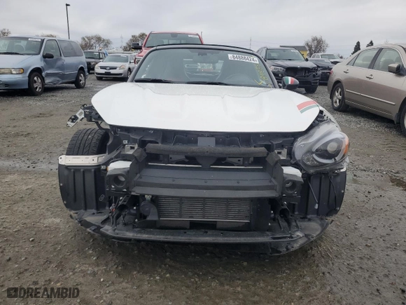 2020 FIAT 124 Spider Abarth with VIN JC1NFAEKXL0145861, listed as a Copart auction lot 84888424 with 20,429 mi miles and Salvage Title. Bid and sale history available at carsss.com. Image 5.
