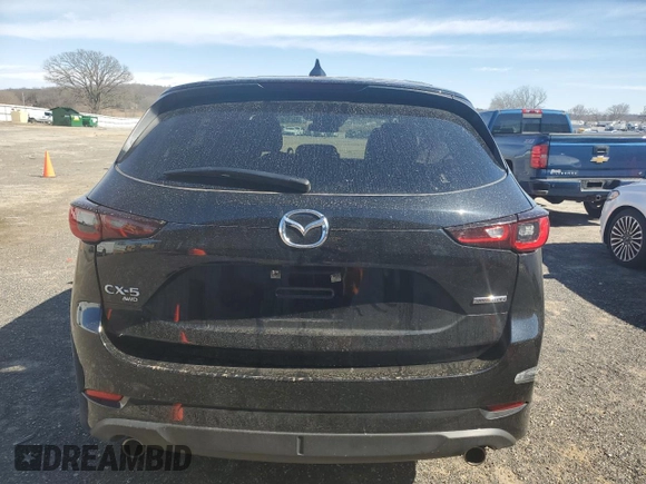 2025 Mazda CX-5 2.5 S Select Package with VIN JM3KFBBL2S0577410, listed as a Copart auction lot 49481025 with 7,629 mi miles and Salvage Title. Bid and sale history available at carsss.com. Image 6.