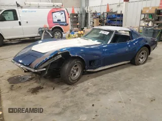 1972 Chevrolet Corvette with VIN 1Z37K2S507441, listed as a Copart auction lot 43219815 with 54,522 mi miles and Clean title. Bid and sale history available at DreamBid. Image 1.