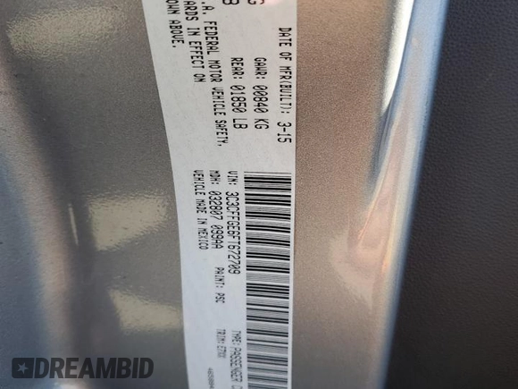 2015 FIAT 500e with VIN 3C3CFFGE6FT672709, listed as a Copart auction lot 77026444 with 44,289 mi miles and Clean Title. Bid and sale history available at carsss.com. Image 12.