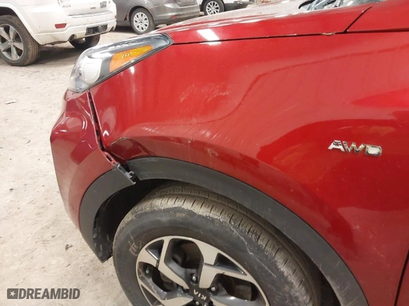 2020 Kia Sportage LX with VIN KNDPMCACXL7829571, listed as a IAAI auction lot 41213560 with 29,761 mi miles. Bid and sale history available at carsss.com. Image 19.