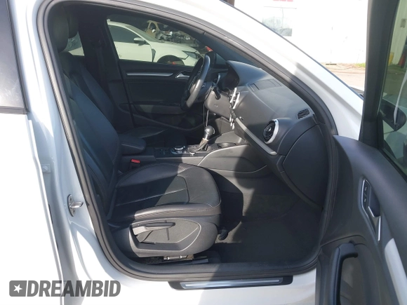 2018 Audi A3 Sedan Premium with VIN WAUAUGFF7J1069760, listed as a IAAI auction lot 41687581 with 70,980 mi miles. Bid and sale history available at carsss.com. Image 5.
