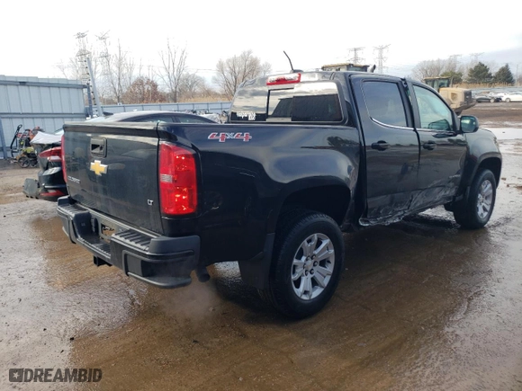 2016 Chevrolet Colorado 4WD LT with VIN 1GCGTCE38G1390408, listed as a Copart auction lot 46531395 with 55,757 mi miles and Salvage Title. Bid and sale history available at carsss.com. Image 3.