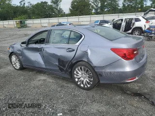 2014 Acura RLX Technology with VIN JH4KC1F50EC005051, listed as a Copart auction lot 63270625 with 114,042 mi miles and Salvage title. Bid and sale history available at DreamBid. Image 2.