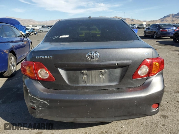 2009 Toyota Corolla with VIN JTDBL40E599082108, listed as a Copart auction lot 52726275 with 194,502 mi miles and Salvage Title. Bid and sale history available at carsss.com. Image 6.