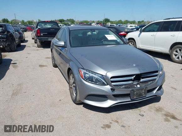 2015 Mercedes-Benz C 300 with VIN 55SWF4JB0FU056349, listed as a IAAI auction lot 41957561 with 74,764 mi miles and . Bid and sale history available at carsss.com. Image 1.
