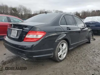 2011 Mercedes-Benz C 300 Sport with VIN WDDGF8BB6BR159832, listed as a Copart auction lot 85197364 with 117,975 mi miles and Salvage title. Bid and sale history available at DreamBid. Image 3.