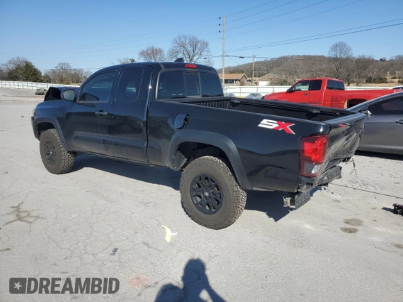 2022 Toyota Tacoma SR с VIN 3TYRZ5CN9NT021097, выставлен на аукционе Copart как лот 48436885 с пробегом 52 572 миль миль и Списание • Salvage title. История ставок и продаж доступна на DreamBid. Изображение 2.