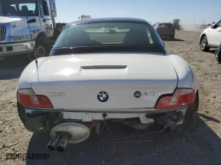2001 BMW Z3 3.0i with VIN WBACN53471LJ57368, listed as a Copart auction lot 53863505 with 113,968 mi miles and Salvage Title. Bid and sale history available at carsss.com. Image 6.