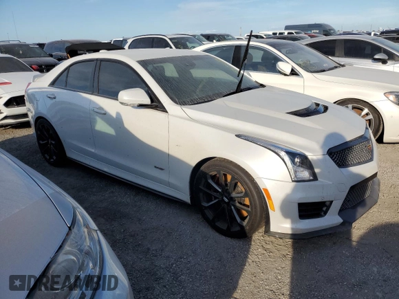 2017 Cadillac ATS-V z VIN 1G6AN5SY7H0212057, wystawiony jako Copart lot #74587054 z przebiegiem Nie podano mil oraz Szkody całkowita. Historia ofert i sprzedaży dostępna na DreamBid. Obrazek 4.