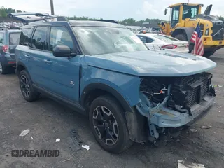 2021 Ford Bronco Sport Outer Banks with VIN 3FMCR9C68MRB15681, listed as a IAAI auction lot 42639690 with 17,061 mi miles and . Bid and sale history available at DreamBid. Image 1.