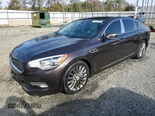 2015 Kia K900 Luxury with VIN KNALW4D48F6022332, listed as a Copart auction lot 75312254 with 167,589 mi miles and Salvage Title. Bid and sale history available at carsss.com. Image 1.
