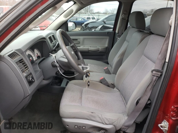 2007 Dodge Dakota SLT with VIN 1D7HE48K57S262960, listed as a Copart auction lot 79107713 with 187,678 mi miles and Non Repairable. Bid and sale history available at DreamBid. Image 7.