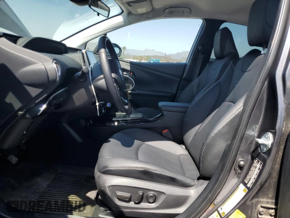 2021 Toyota Prius LE with VIN JTDKAMFPXM3174423, listed as a Copart auction lot 57614925 with Not provided miles and Non repairable. Bid and sale history available at DreamBid. Image 7.