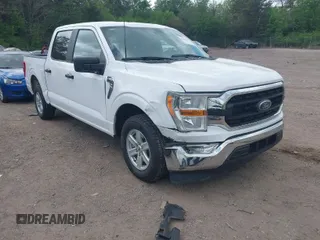 2023 Ford F-150 XL with VIN 1FTEW1C85PKD35250, listed as a IAAI auction lot 41960042 with 44,650 mi miles. Bid and sale history available at carsss.com. Image 1.