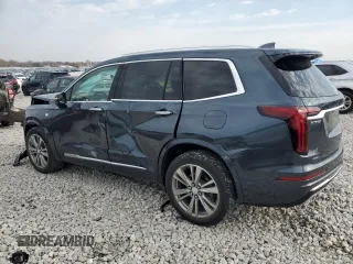2021 Cadillac XT6 Premium Luxury with VIN 1GYKPFRS8MZ132642, listed as a Copart auction lot 77756874 with 33,415 mi miles and Non repairable. Bid and sale history available at DreamBid. Image 2.