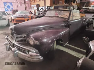 1947 Lincoln Zephyr z VIN 8H18150, wystawiony jako Copart lot #56967095 z przebiegiem 45 424 mil mil oraz Tytuł czysty. Historia ofert i sprzedaży dostępna na DreamBid. Obrazek 2.