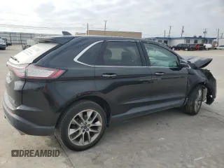 2015 Ford Edge Titanium with VIN 2FMPK4K87FBB15331, listed as a Copart auction lot 44186195 with 0 mi miles and Salvage Title. Bid and sale history available at carsss.com. Image 3.