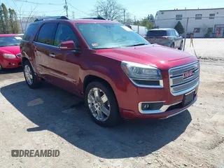 2016 GMC Acadia Denali with VIN 1GKKVTKD8GJ241499, listed as a IAAI auction lot 42092249 with 55,635 mi miles. Bid and sale history available at carsss.com. Image 1.