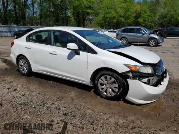 2012 Honda Civic LX z VIN 19XFB2F57CE043782, wystawiony jako Copart lot #52384305 z przebiegiem 170 544 mil mil oraz Szkoda całkowita • Salvage title. Historia ofert i sprzedaży dostępna na DreamBid. Obrazek 4.