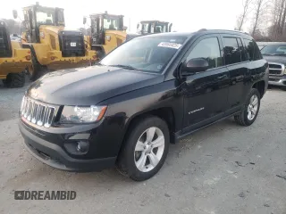 2014 Jeep Compass Sport with VIN 1C4NJCBB7ED581841, listed as a Copart auction lot 43966925 with 145,379 mi miles and Salvage Title. Bid and sale history available at carsss.com. Image 1.