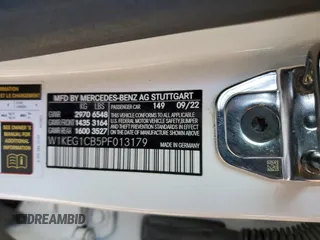 2023 Mercedes-Benz EQE 350 z VIN W1KEG1CB5PF013179, wystawiony jako Copart lot #49628985 z przebiegiem 59 579 mil mil oraz Szkody całkowita. Historia ofert i sprzedaży dostępna na DreamBid. Obrazek 12.