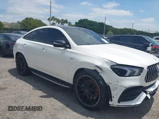 2021 Mercedes-Benz GLE 53 AMG with VIN 4JGFD6BB9MA314029, listed as a IAAI auction lot 42101657 with 63,559 mi miles and . Bid and sale history available at DreamBid. Image 1.