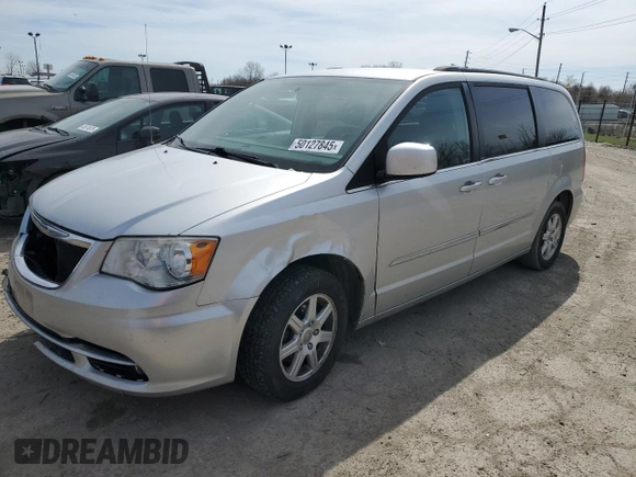 2012 Chrysler Town & Country Touring with VIN 2C4RC1BG8CR337721, listed as a Copart auction lot 50127845 with 175,173 mi miles and Salvage Title. Bid and sale history available at carsss.com. Image 1.