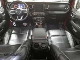 2022 Jeep Wrangler Unlimited Sahara with VIN 1C4HJXEN9NW120171, listed as a Copart auction lot 47029585 with 25,085 mi miles and Salvage Title. Bid and sale history available at DreamBid. Image 8.