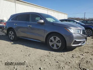 2019 Acura MDX with VIN 5J8YD4H37KL022304, listed as a Copart auction lot 49607715 with 104,168 mi miles and Salvage Title. Bid and sale history available at carsss.com. Image 4.