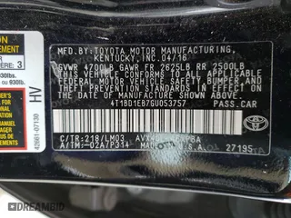 2016 Toyota Avalon Hybrid XLE Premium with VIN 4T1BD1EB7GU053757, listed as a Copart auction lot 42250673 with 98,696 mi miles. Bid and sale history available at carsss.com. Image 14.
