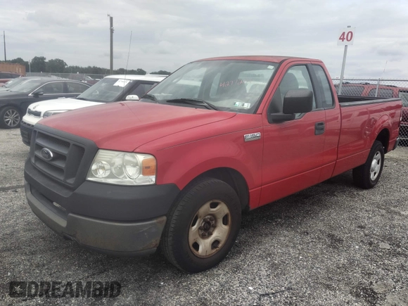2005 Ford F-150 XL with VIN 1FTRF12215NA64701, listed as a IAAI auction lot 42772111 with 167,438 mi miles and . Bid and sale history available at DreamBid. Image 2.