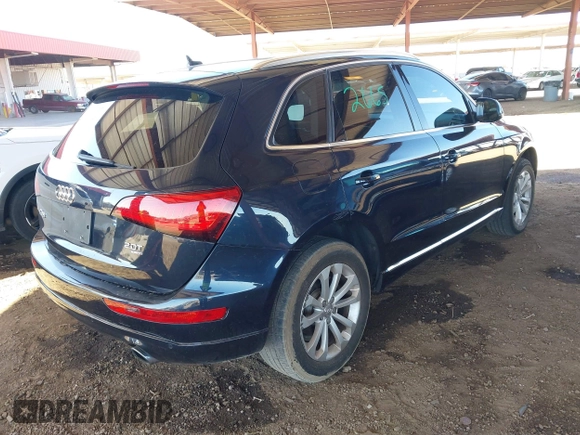 2013 Audi Q5 Premium Plus with VIN WA1LFAFP1DA008091, listed as a IAAI auction lot 42123007 with 88,711 mi miles and . Bid and sale history available at DreamBid. Image 4.