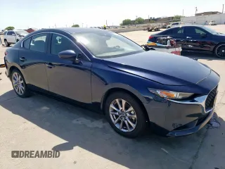 2021 Mazda 3 S with VIN JM1BPAAL4M1321140, listed as a Copart auction lot 52507325 with 53,514 mi miles and Salvage Title. Bid and sale history available at DreamBid. Image 4.