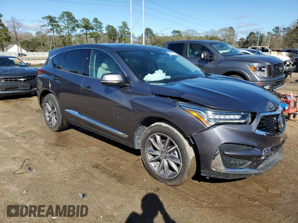 2021 Acura RDX Technology z VIN 5J8TC1H56ML000648, wystawiony jako Copart lot #46293425 z przebiegiem 53 538 mil mil oraz Szkoda całkowita • Salvage title. Historia ofert i sprzedaży dostępna na DreamBid. Obrazek 4.