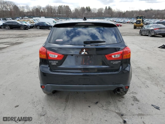 2017 Mitsubishi Outlander Sport ES 2.0 with VIN JA4AP3AU5HZ067097, listed as a Copart auction lot 48318655 with 64,008 mi miles and Salvage Title. Bid and sale history available at carsss.com. Image 6.