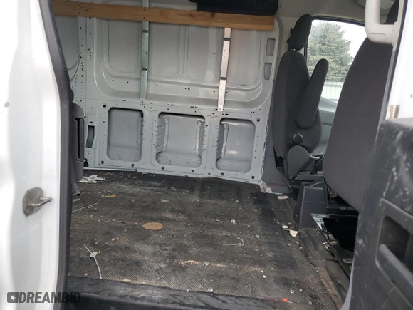 2018 Ford Transit Van with VIN 1FTYR1ZM7JKB17391, listed as a Copart auction lot 46845195 with NaN miles and Salvage Title. Bid and sale history available at carsss.com. Image 11.
