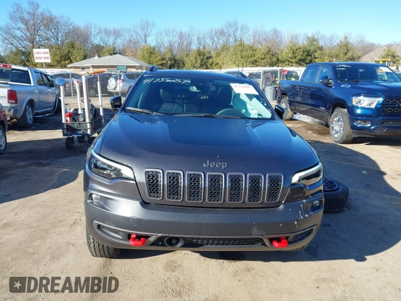 2022 Jeep Cherokee Trailhawk with VIN 1C4PJMBX9ND522235, listed as a IAAI auction lot 41738257 with 24,911 mi miles and . Bid and sale history available at DreamBid. Image 13.