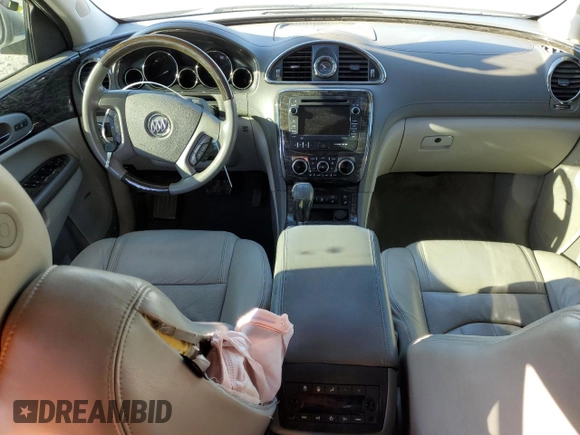 2013 Buick Enclave Premium with VIN 5GAKRDKD5DJ228647, listed as a Copart auction lot 86000824 with 143,891 mi miles and Salvage Title. Bid and sale history available at DreamBid. Image 8.