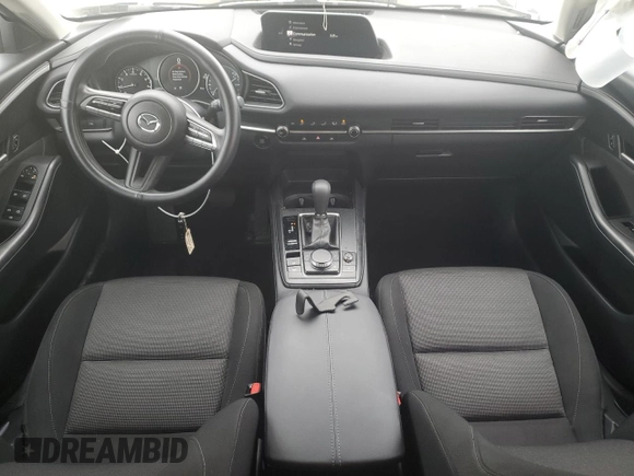 2023 Mazda CX-30 S with VIN 3MVDMBAM8PM557537, listed as a Copart auction lot 61154835 with 23,450 mi miles and Salvage title. Bid and sale history available at DreamBid. Image 8.