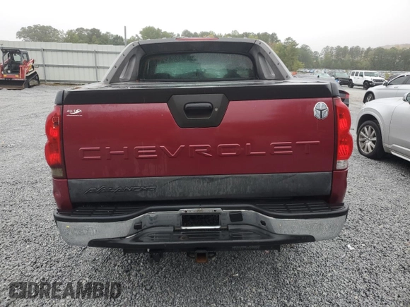 2004 Chevrolet Avalanche Z66 with VIN 3GNEC12TX4G161443, listed as a Copart auction lot 72816494 with Not Provided miles and Salvage Title. Bid and sale history available at carsss.com. Image 6.