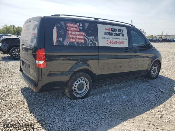 2018 Mercedes-Benz Metris Passenger Van with VIN WD4PG2EE7J3434402, listed as a Copart auction lot 71307944 with 0 mi miles and Salvage Title. Bid and sale history available at carsss.com. Image 3.