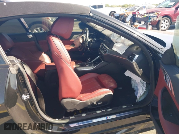 2023 BMW 4 Series M440i with VIN WBA53AT08PCL58435, listed as a IAAI auction lot 41745514 with 23,161 mi miles and . Bid and sale history available at DreamBid. Image 5.