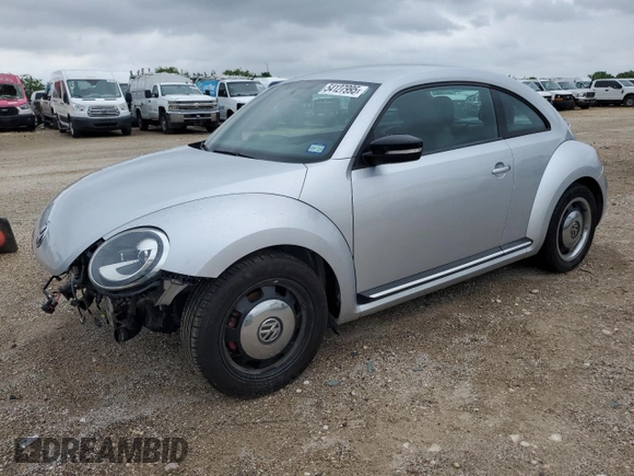 2012 Volkswagen Beetle with VIN 3VWV67AT7CM643899, listed as a Copart auction lot 54127995 with Not Provided miles and Salvage Title. Bid and sale history available at DreamBid. Image 1.
