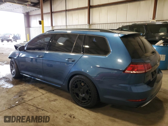 2019 Volkswagen Golf SportWagen S with VIN 3VW117AU0KM507425, listed as a Copart auction lot 77443114 with 54,564 mi miles and Salvage Title. Bid and sale history available at carsss.com. Image 2.