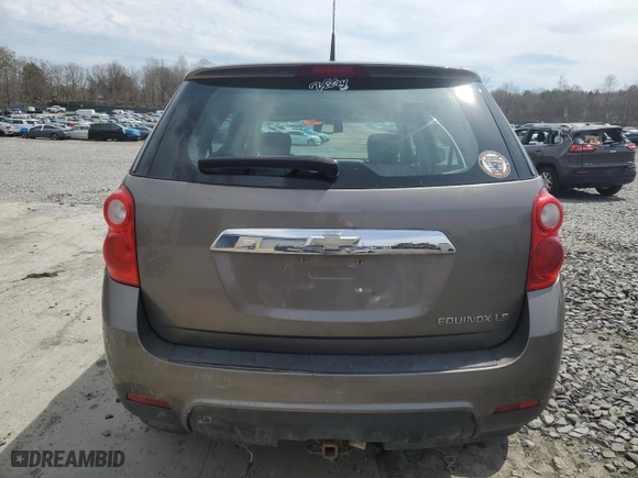 2010 Chevrolet Equinox LS with VIN 2CNALBEW1A6240909, listed as a Copart auction lot 52802235 with 0 mi miles and Salvage Title. Bid and sale history available at carsss.com. Image 6.