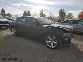 2011 Dodge Charger RT Plus with VIN 2B3CL5CT1BH552226, listed as a Copart auction lot 74443464 with 0 mi miles and Salvage Title. Bid and sale history available at carsss.com. Image 4.